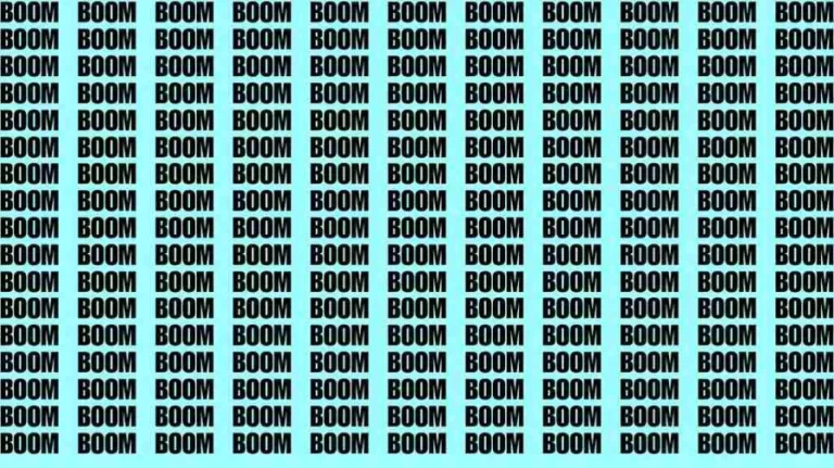 If you have Hawk Eyes Find the Word Room Among Boom in 15 Secs | Observation Brain Test