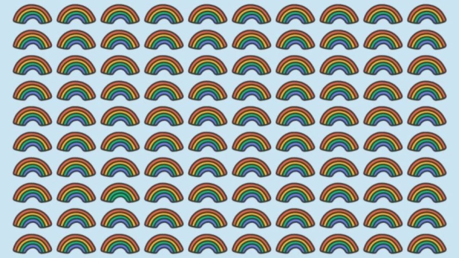 Observation Skills Test: Can You find the Different Rainbow within 10 Seconds?
