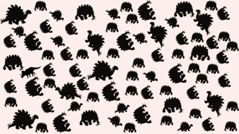 Observation Skills Test: Can you find the hidden Triceratops in the picture within 10 seconds?