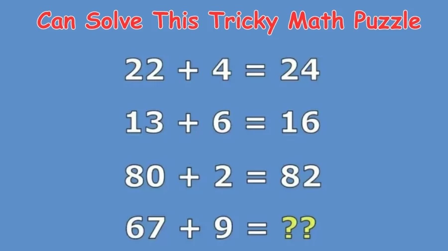 Only a Genius Can Solve This Tricky Math Puzzle, Can You?