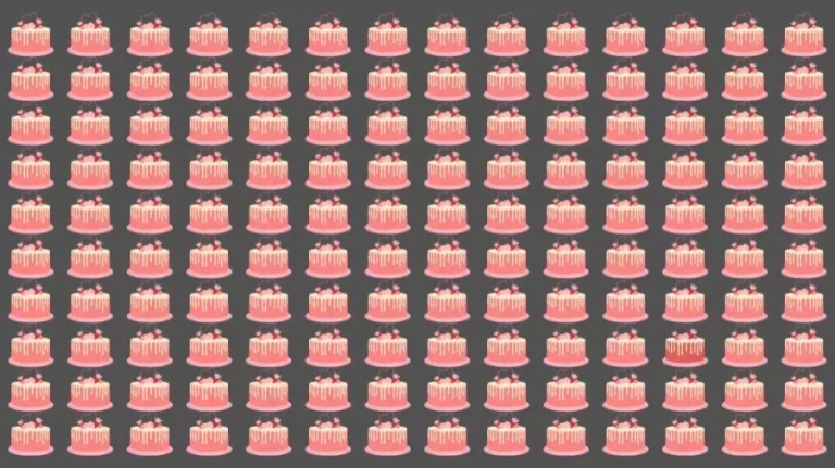 Optical Illusion Brain Test: Can you find the Odd Cake within 10 Seconds?