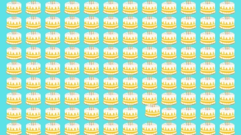 Optical Illusion: Can you find the Odd Cake within 10 Seconds?