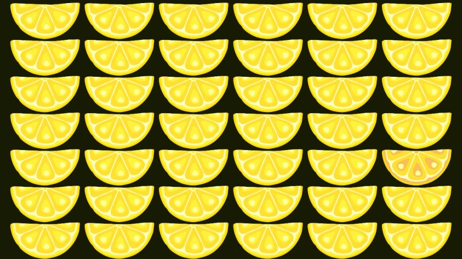 Optical Illusion: Can you find the Odd Lemon within 10 Seconds?