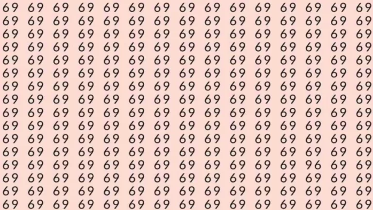 Optical Illusion: If you have Eagle Eyes Find the Number 34 among 33 in 10 Seconds