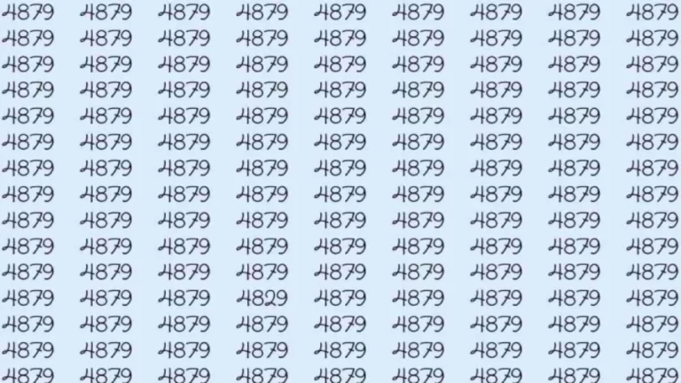 Optical Illusion: If you have eagle eyes find 4829 among 4879 in 5 Seconds?