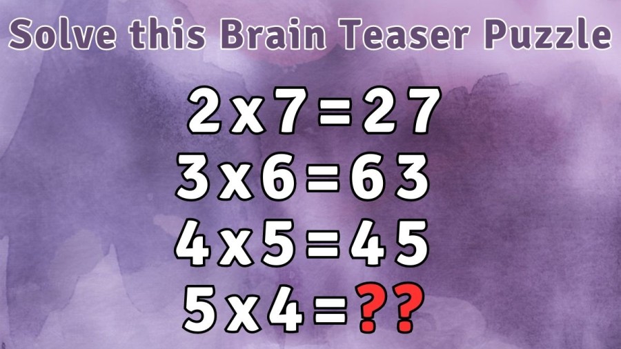 Solve this Brain Teaser Puzzle if you are a Genius in 15 Seconds