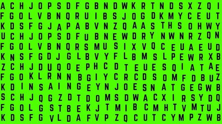 Test Visual Acuity: Only Sharp Eyes can Find the Word Ride in Just 10 Secs