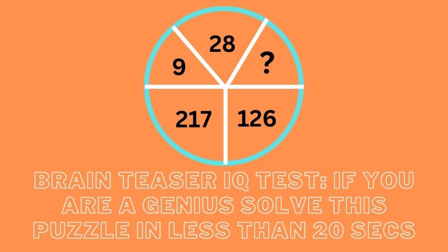 Brain Teaser IQ Test: If You are a Genius Solve this Puzzle in less than 20 Secs