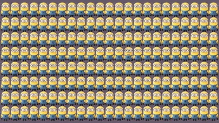 Optical Illusion Challenge: Can you find the Odd Minion in this picture within 12 seconds?