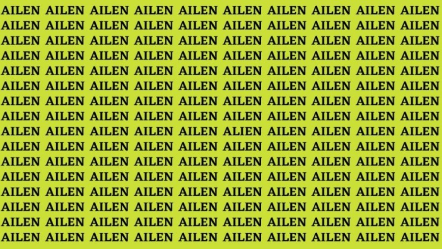 Brain Teaser: If You Have Sharp Eyes Find The Word Alien In 18 Secs