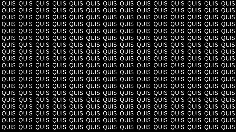 Brain Teaser: If You Have Hawk Eyes Find The Word Quiz In 15 Secs