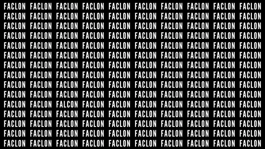 Brain Teaser: If You Have Eagle Eyes Find The Word Falcon In 15 Secs