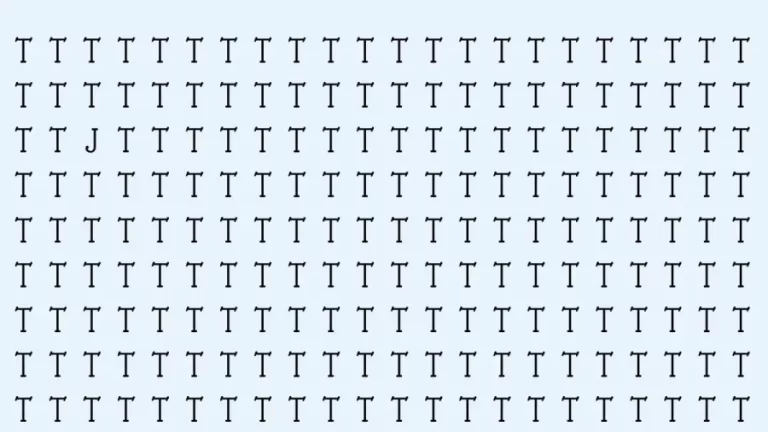 Brain Teaser: If You Have Eagle Eyes Find The Word J Among T In 15 Secs