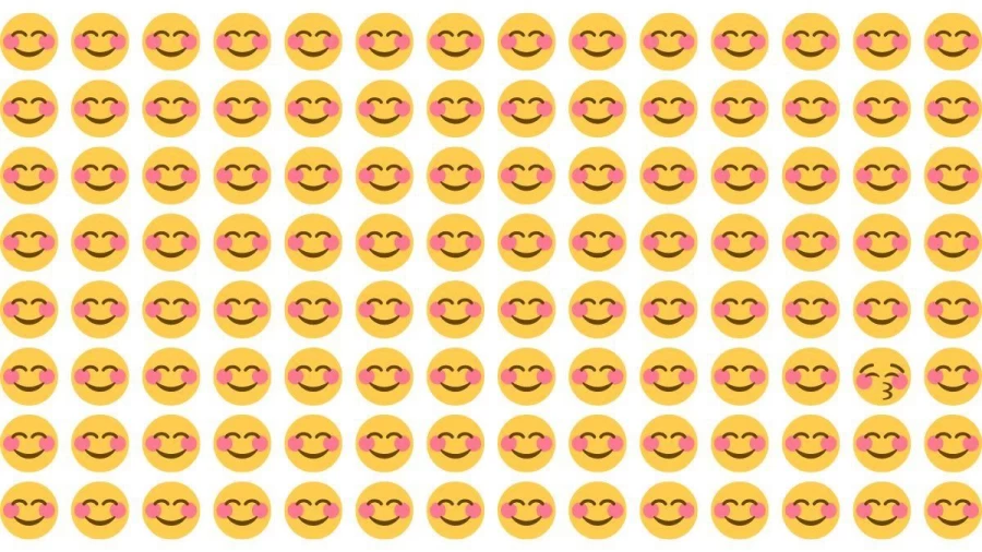 Brain Teaser Eye Test: Find The Odd Emoji In 15 Secs