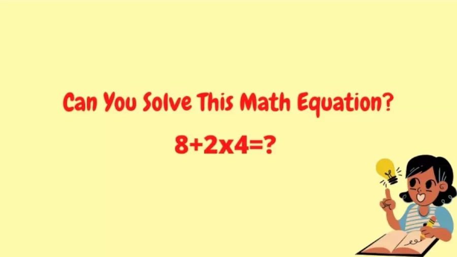 Brain Teaser Genius IQ Test- Can You Solve This Math Equation?