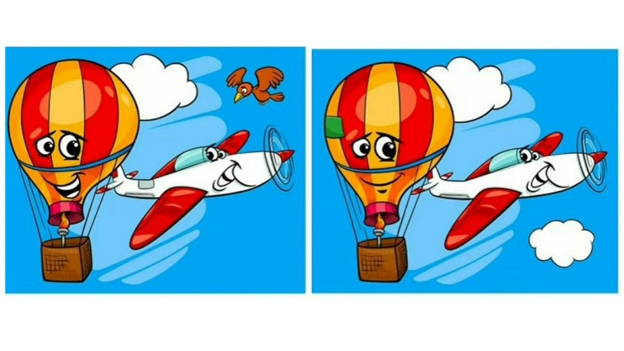Brain Teaser: How Many Differences Can You Find 5 Differences Between These Two Pictures In 20 Secs?