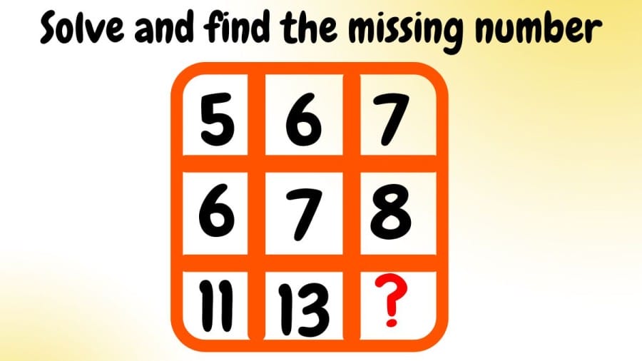 Brain Teaser IQ Challenge: Solve and find the missing number