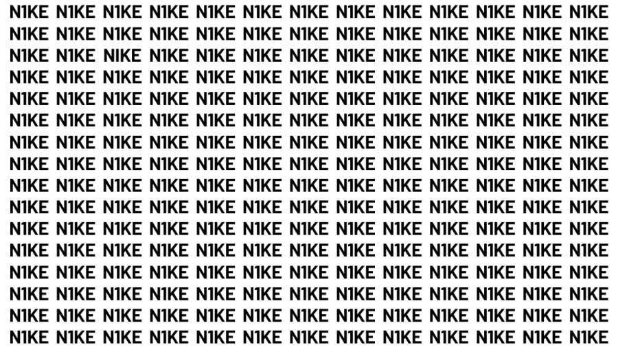 Brain Teaser: If You Have Eagle Eyes Can You Find Nike In 17 Secs