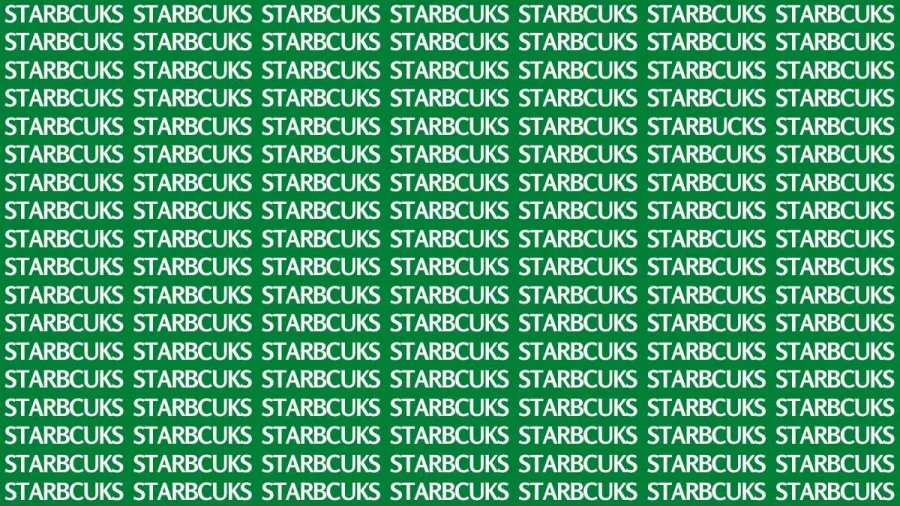 Brain Teaser: If You Have Eagle Eyes Find Starbucks In 16 Secs