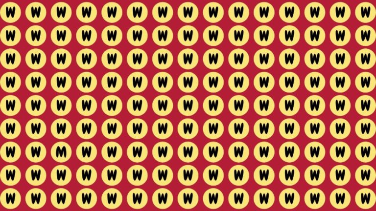 Brain Teaser: If You Have Eagle Eyes Spot The Letter M Among W In 15 Secs