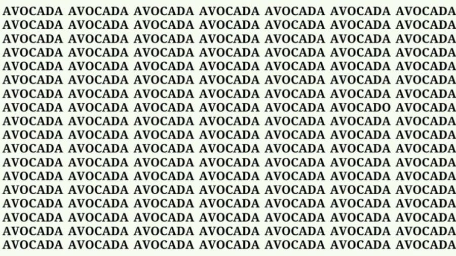 Brain Teaser: If You Have Hawk Eyes Find Avocado Among Avocada in 20 Secs?