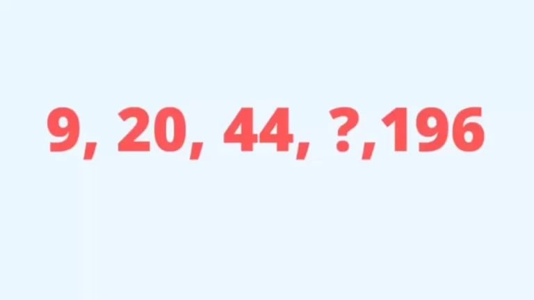 Brain Teaser Math Puzzle: Find The Missing Number In This Series IQ Test