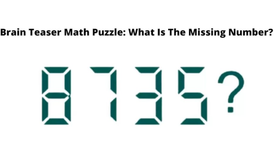Brain Teaser Math Puzzle: What is the Next Number In 8735?