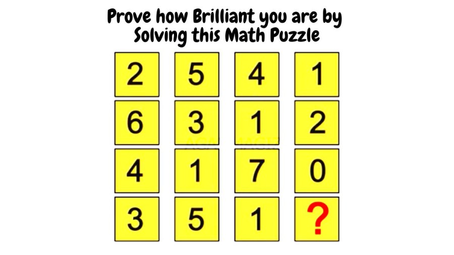 Brain Teaser: Prove how Brilliant you are by Solving this Math Puzzle under 28 secs