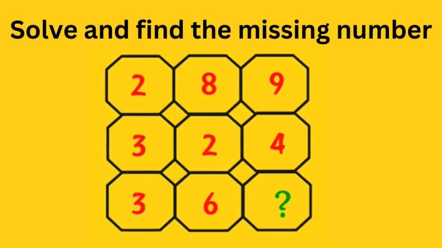 Brain Teaser Reasoning IQ test: Solve and find the missing number