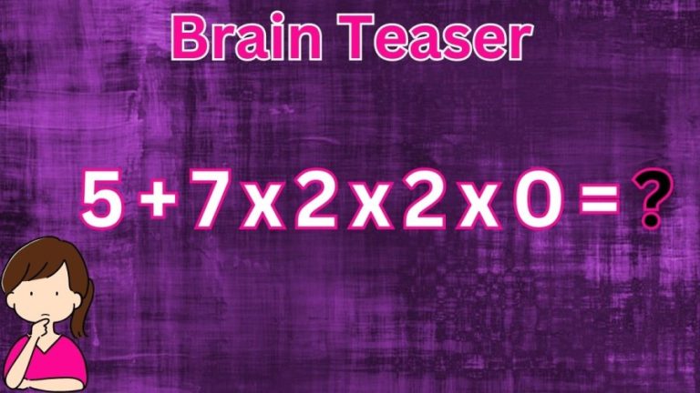 Brain Teaser: Solve 5+7x2x2x0