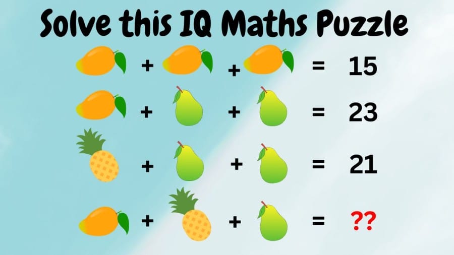 Brain Teaser: Solve this IQ Maths Puzzle