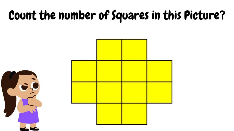 Brain Teaser for Eagle Eyes: Count the number of Squares in this Picture?