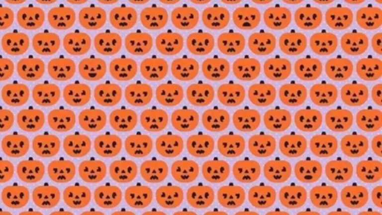 Can You Spot 3 Pumpkins Without Teeth Within 30 Seconds? Explanation and Solution to the Pumpkins Optical Illusion