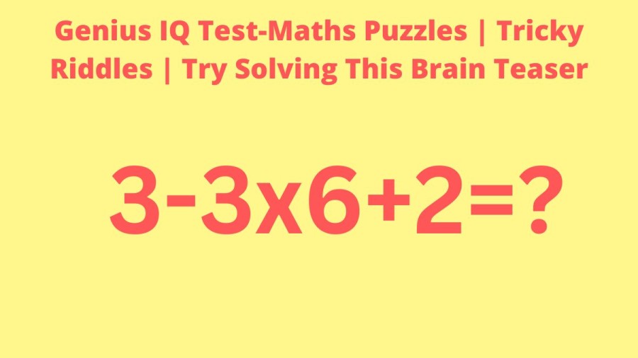Genius IQ Test-Maths Puzzles