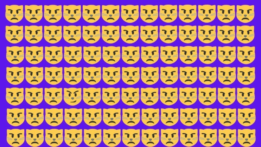 Odd Emoji Optical Illusion: Within 26 Seconds, Can You Able To Identify The Different Emoji?