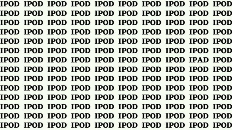 Optical Illusion: If You Have Hawk Eyes Find iPad Among iPod in 20 Secs