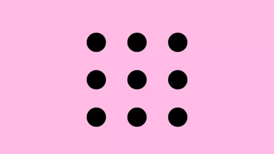 Think Creatively To Solve This Brain Teaser: Can You Connect 9 Dots With Just 3 Lines?