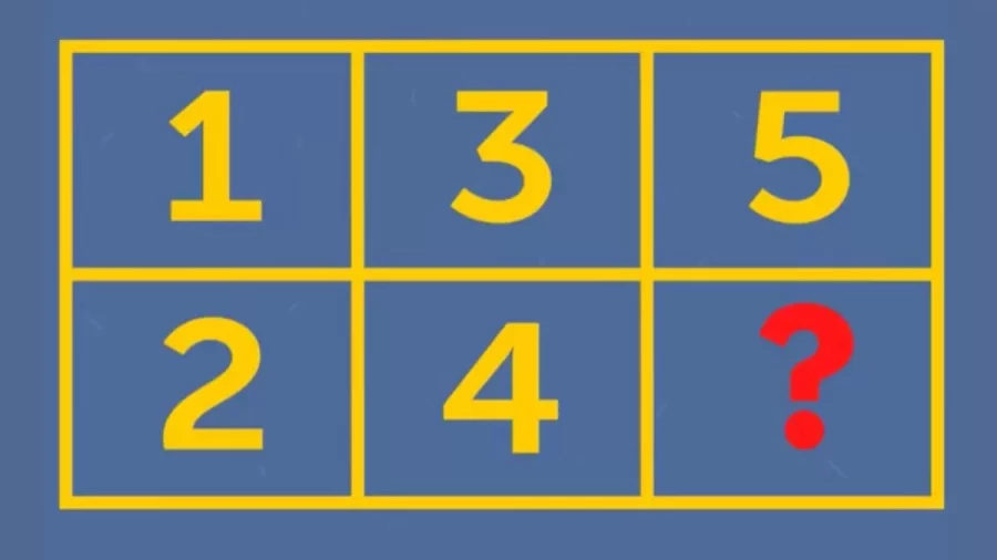 Tricky Brain Teaser - What Comes Next In The Series? It Is Not 6!