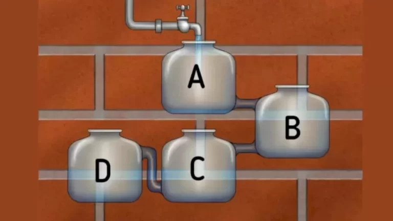 Brain Teaser: Can You Guess Which Tank Will Get Full First? Viral Picture Puzzle