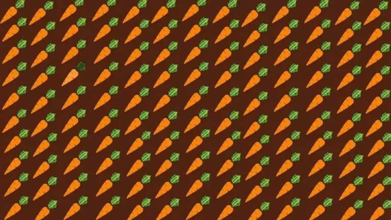 Brain Teaser Eye Test: Can You Locate The Odd Carrot In 12 Secs?