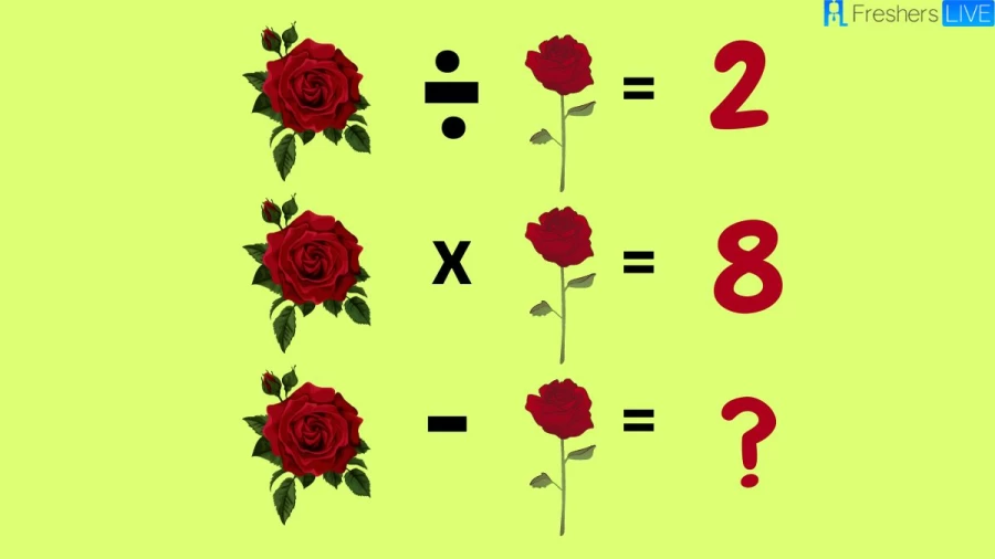 Brain Teaser: Find The Value Of Rose And Solve This Hard Math Puzzle
