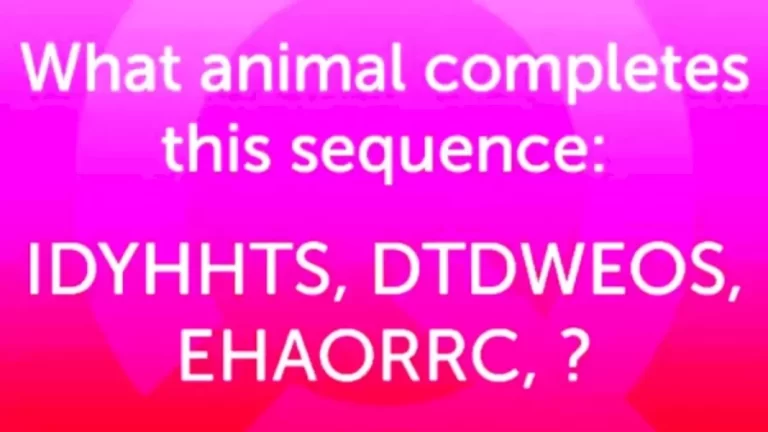 Brain Teaser For Genius Minds: What Animal Completes This Sequence?