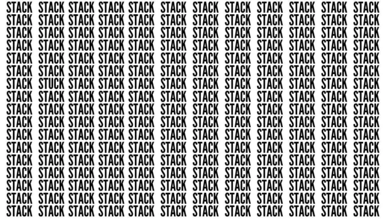 Brain Teaser: If You Have Eagle Eyes Find Stuck Among Stack In 15 Secs