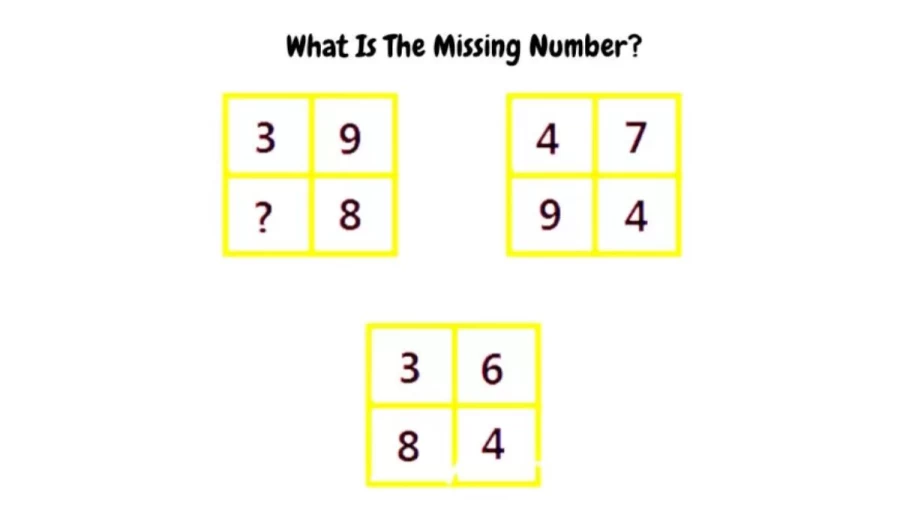 Brain Teaser Math Challenge - What Is The Missing Number?