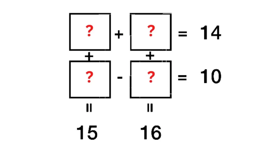 Can You Fill The Boxes With Missing Numbers In Less Than A Minute? Brain Teaser