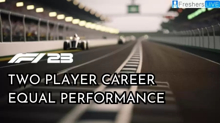 F1 23 Two Player Career Equal Performance