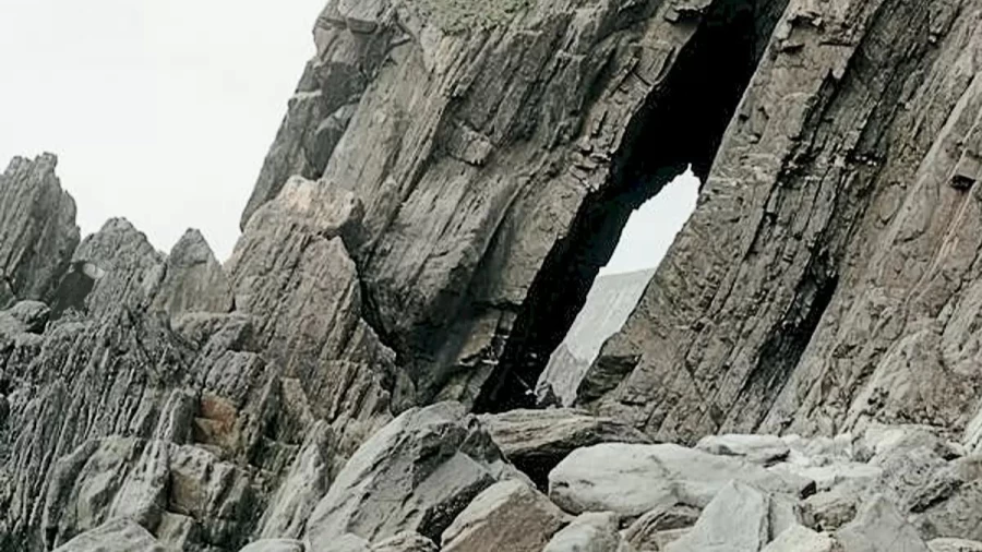 Optical Illusion Find And Seek: Do You See The Vulture In This Rocky Shore?