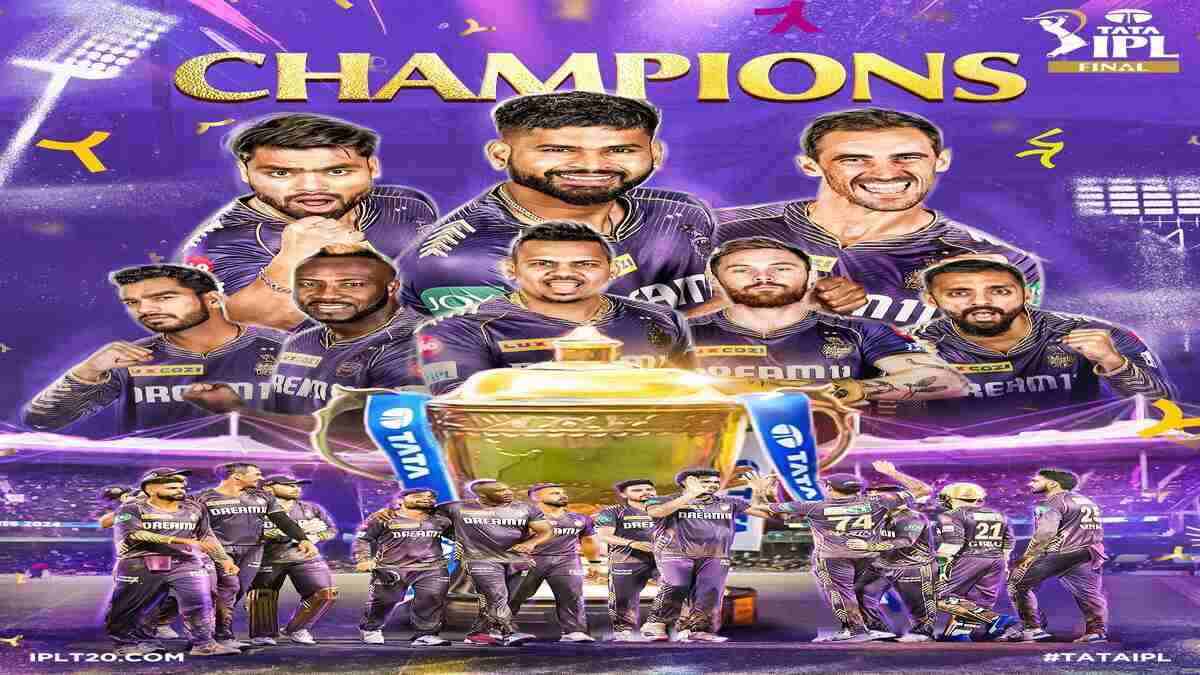IPL 2024 Winner - KKR: Journey from Starting to Winning TATA IPL Final Match
