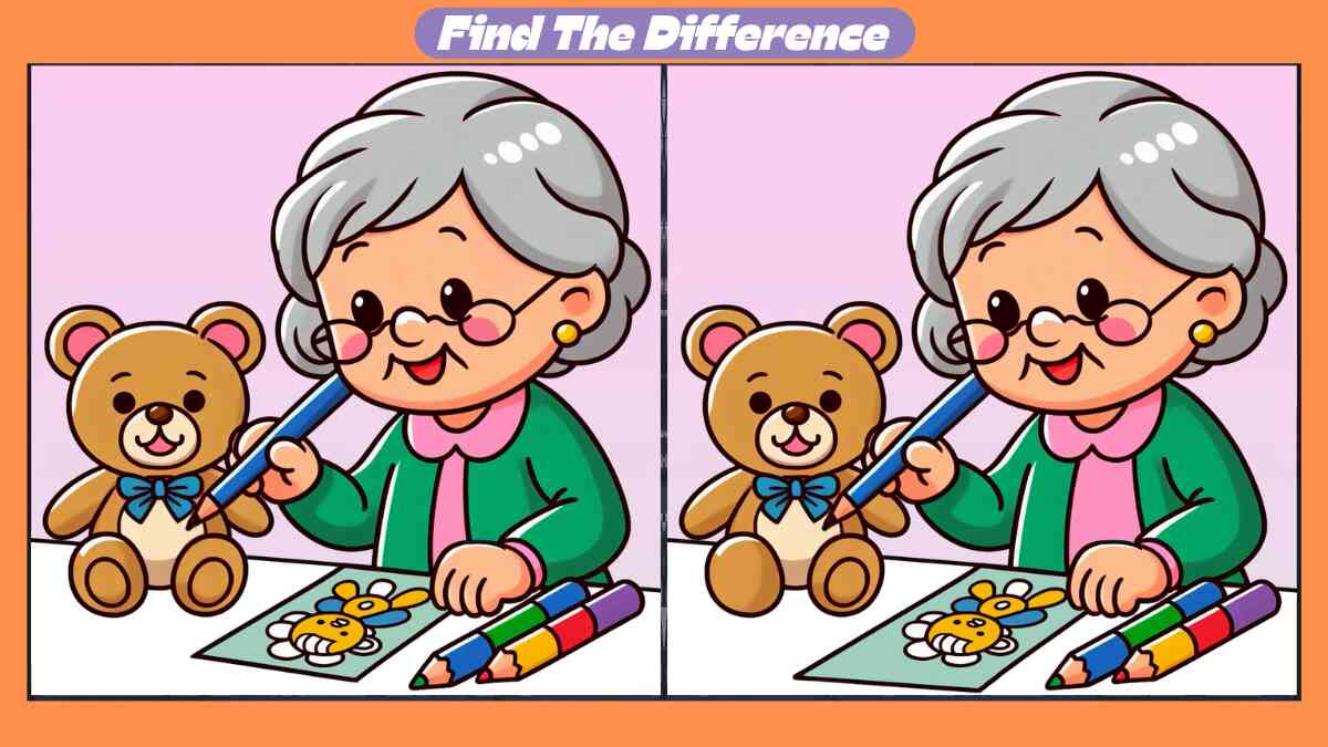 Only 5% Can Find 3 Differences In 35 Seconds In The Grandma Scene