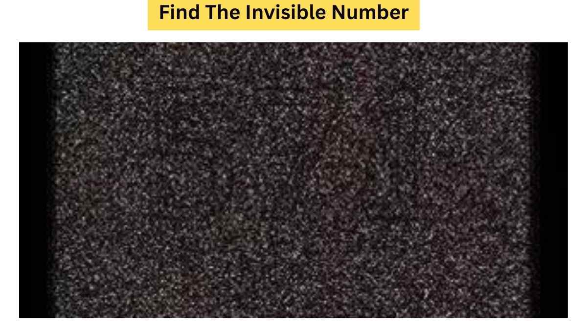 You Have Sniper Vision If You Can Find The Hidden Number Within 21 Seconds. Try Your Luck!
